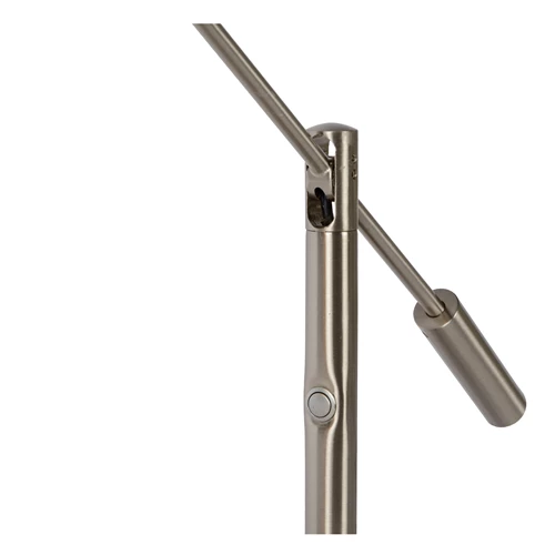 Lucide ANSELMO - Lámpara de escritorio - LED Regul. - 1x9W 3000K - Cromo mate - detalle 2